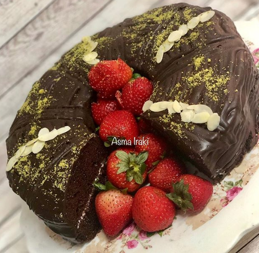 طريقة عمل كيك الشوكولاتة الهش